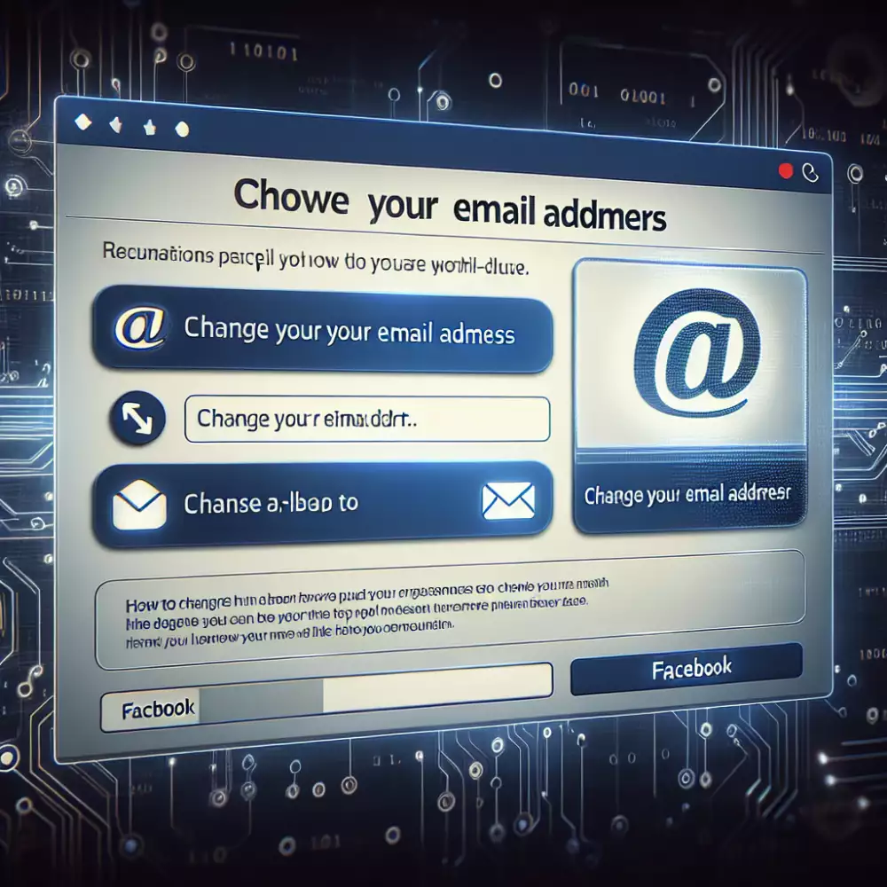 jak změnit email na facebooku